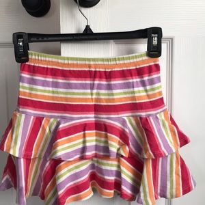 Girls striped cotton skirt.